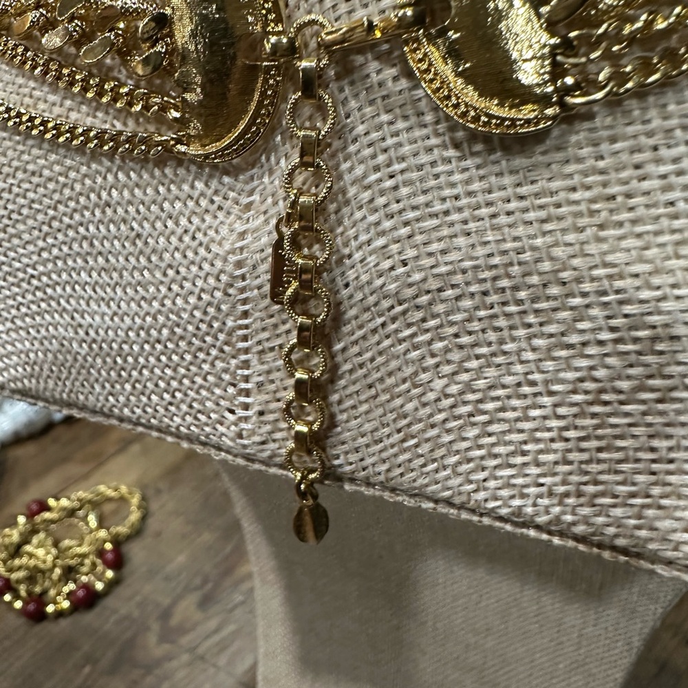 Monet Gold Multi-Strand Necklace - Picture 2 of 16